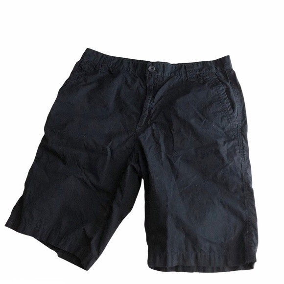 CALVIN KLEIN Shorts Cotton Navy Blue Shorts Mens Size 34 - Picture 8 of 8